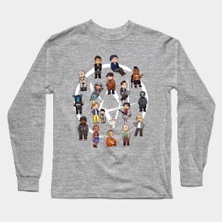 Watch_Dogs Characters Long Sleeve T-Shirt